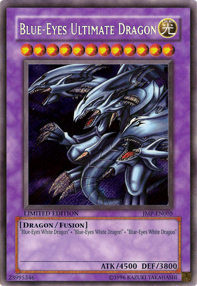 Blue-Eyes Ultimate Dragon (JMP-EN005) Secret Rare