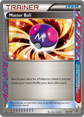 Master Ball (94/101) Moderate Play