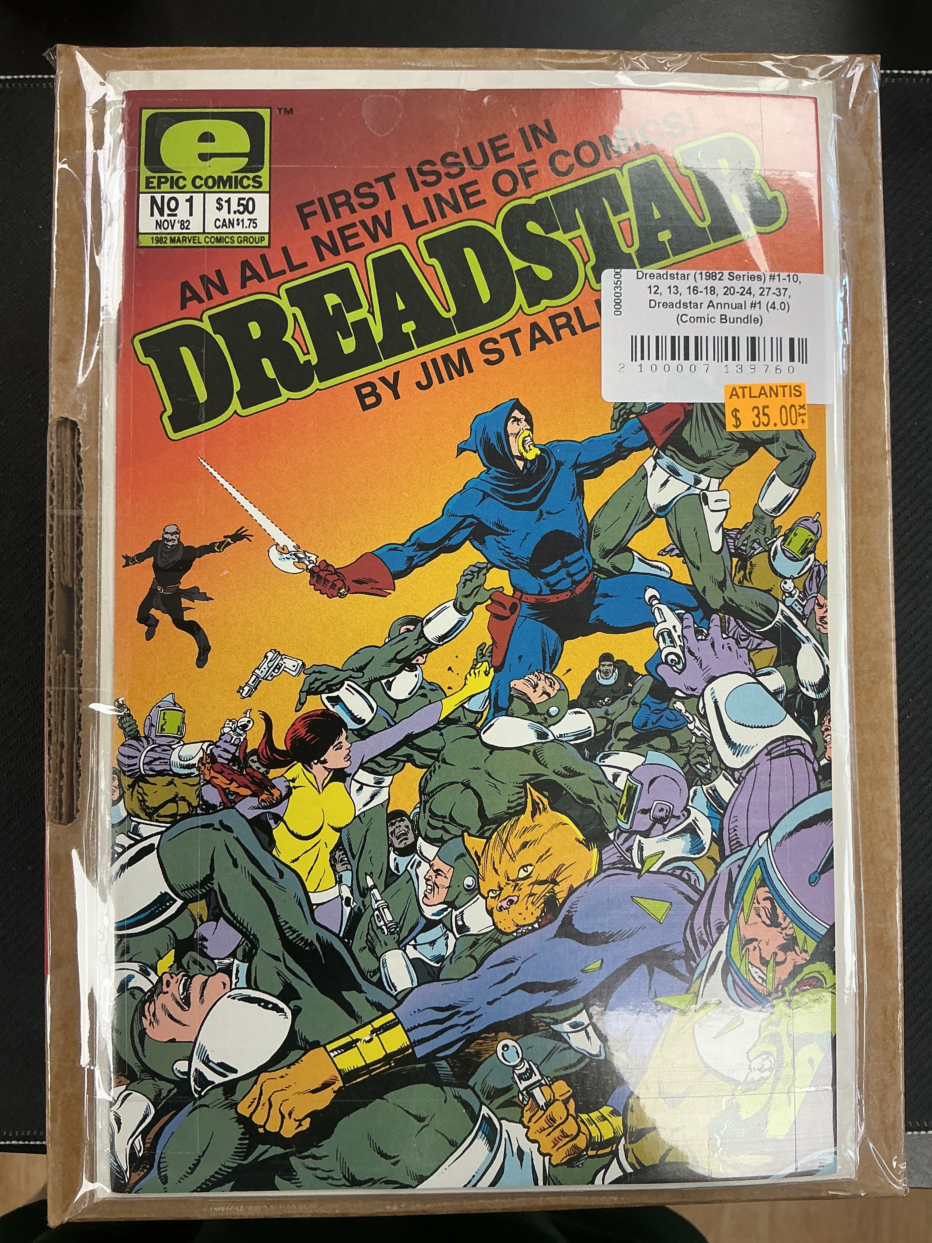 Dreadstar (1982 Series) #1-10, 12, 13, 16-18, 20-24, 27-37, Dreadstar Annual #1 (4.0) (Comic Bundle)