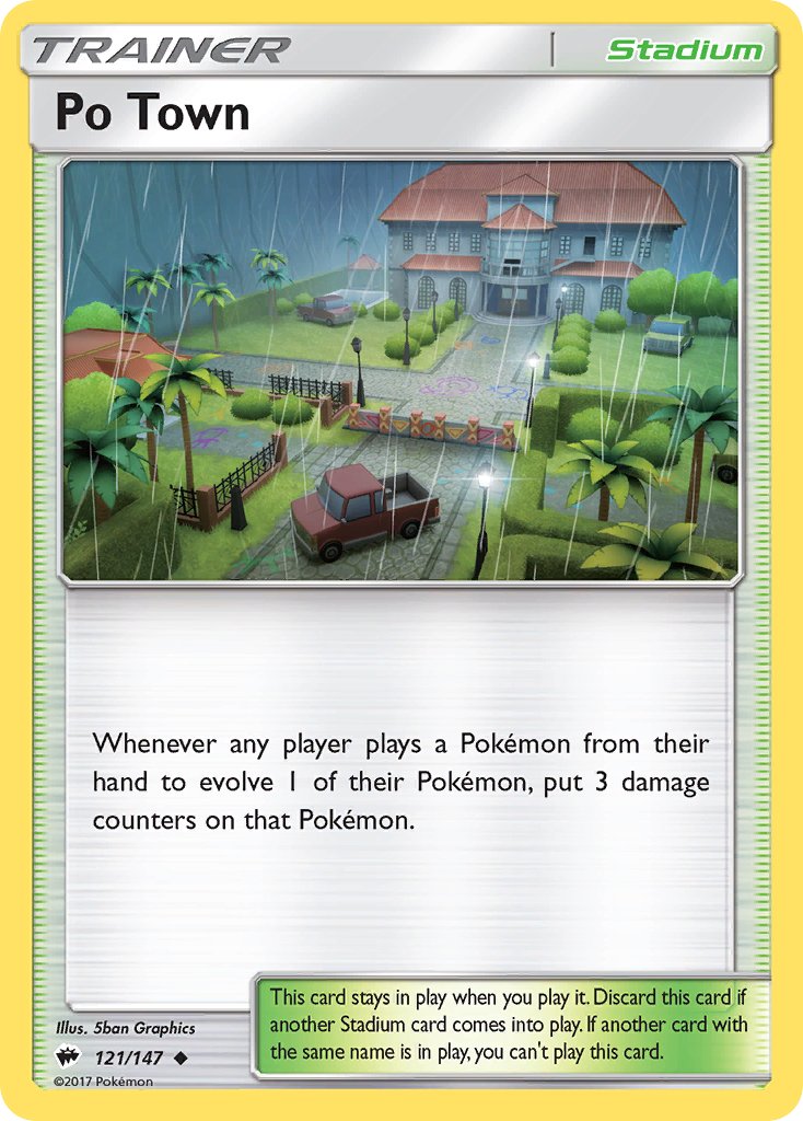 Po Town - 121/147 (SM:BUS) Uncommon - Near Mint