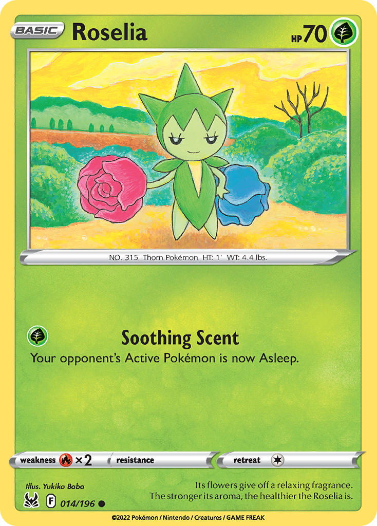 Roselia - 014/196 (SWSH11) Common - Near Mint