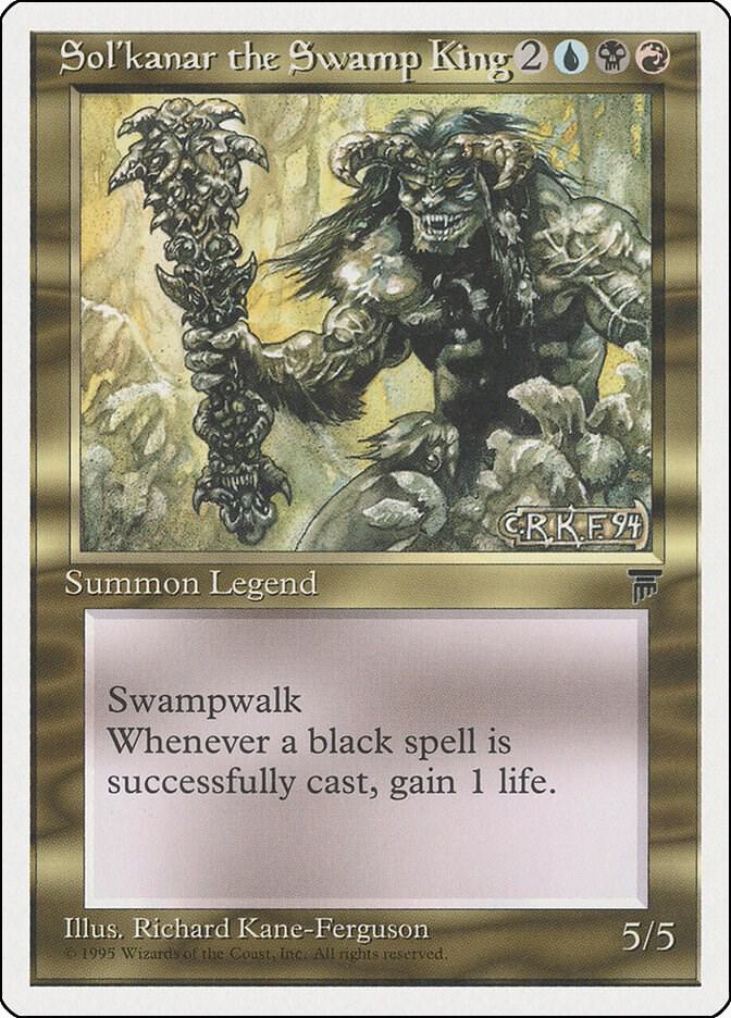 Sol'kanar the Swamp King (Oversized) [Oversize Cards] main image 0