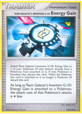 Team Galactic's Invention G-101 Energy Gain - 116/127 (PL) - Near Mint Normal