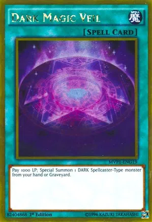 Dark Magic Veil (MVP1-EN019) Gold Rare