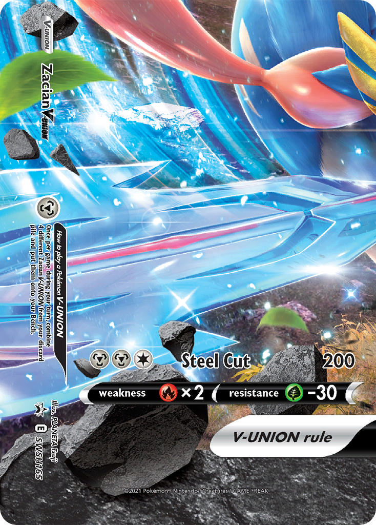 Zacian V-UNION - SWSH165 (SWSH:PR) Promo - Near Mint Holofoil