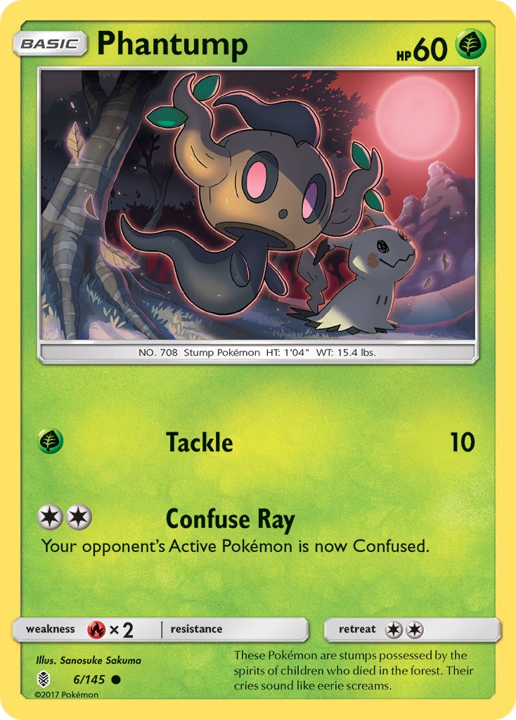 Phantump - 006/145 (SM:GRI) Common - Near Mint