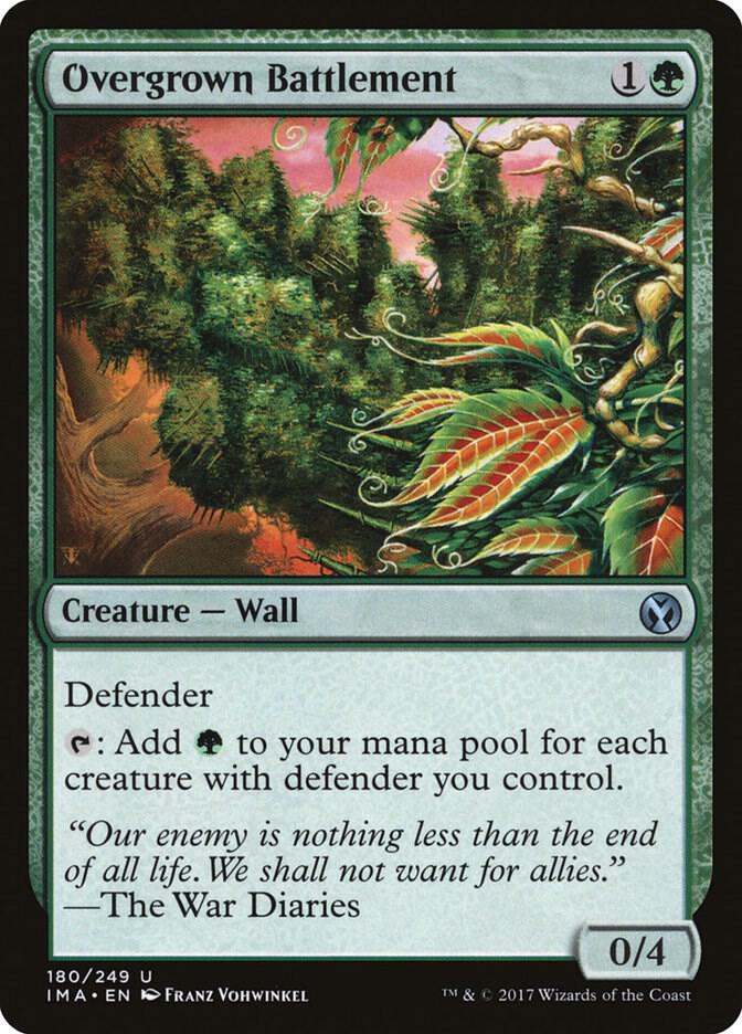 Overgrown Battlement (IMA-U) Foil Near Mint