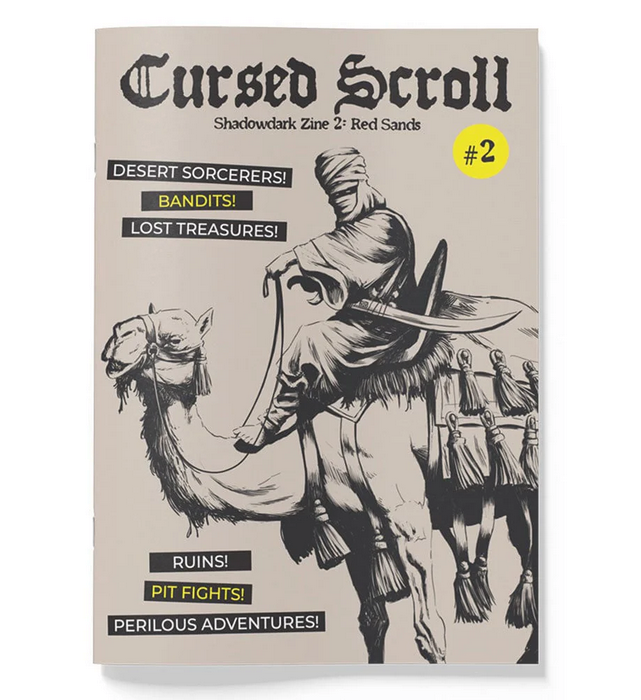 Shadowdark RPG - Cursed Scroll Zine Vol. 2: Red Sands