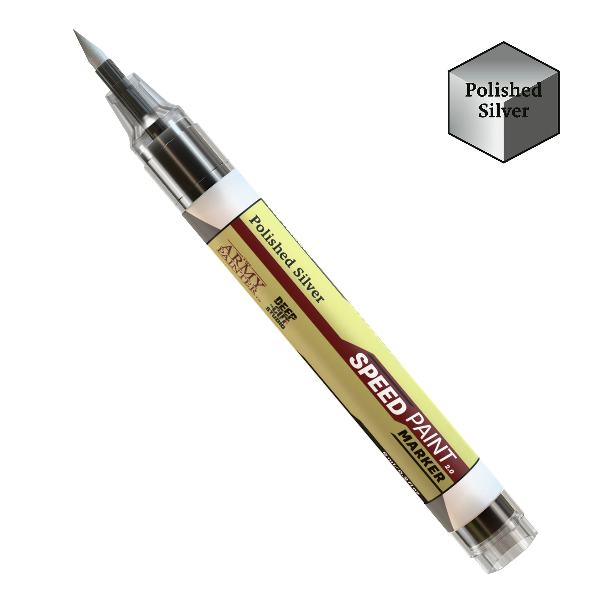 The Army Painter: Speedpaint Marker - Polished Silver