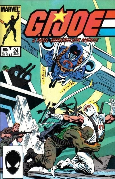 G.I. Joe: A Real American Hero (1982 Series) #24 (7.5) 1st App Firefly and Wild Weasel - Cameo App Zartan