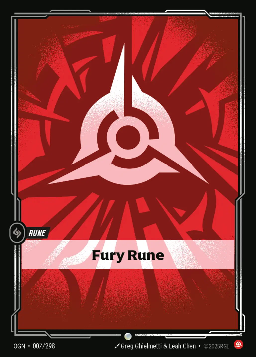 Fury Rune - 007/298 (OGN) Common