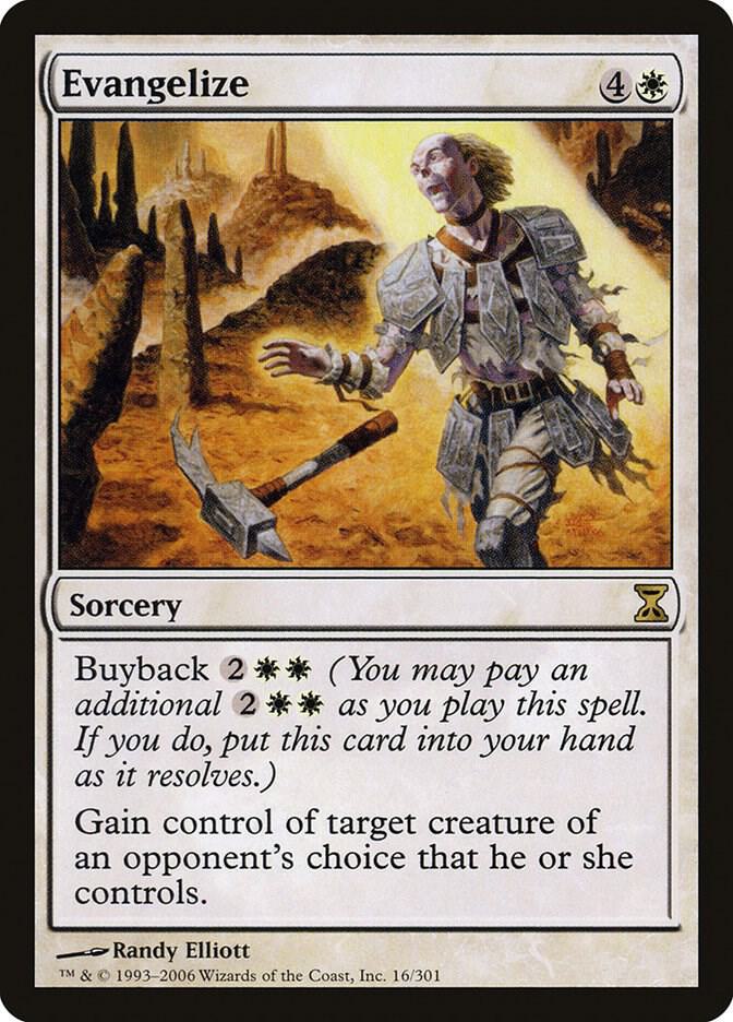 Evangelize (TSP-R-FOIL) Moderate Play