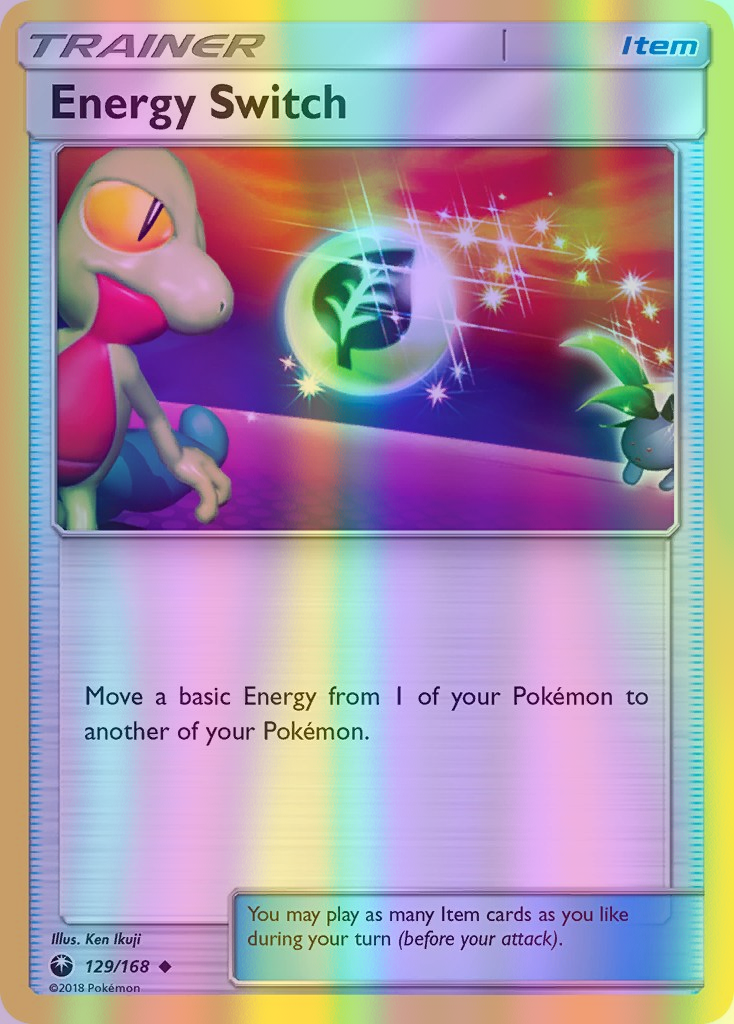 Energy Switch - 129/168 (CES) Uncommon - Near Mint Reverse Holofoil