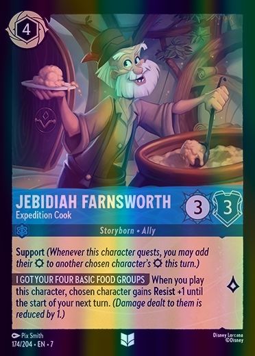 Jebidiah Farnsworth - Expedition Cook (Archazia's Island - 174/204) Uncommon