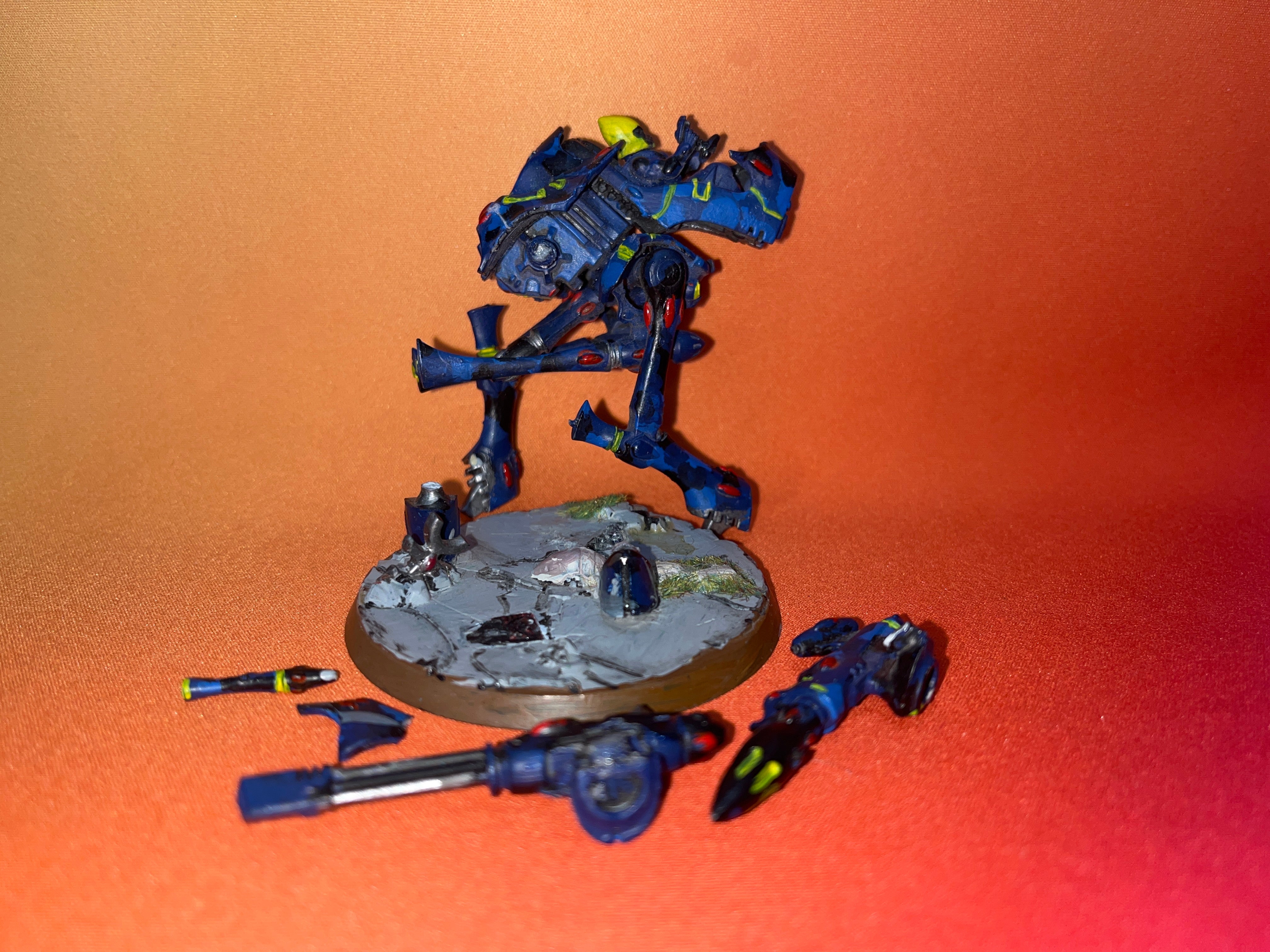 40K: Aeldari - War Walker (USED) (Incomplete, 1 model) Lot 1