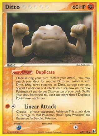 Ditto (Geodude) - 62/113 (DS) Common - Near Mint