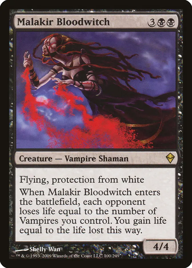 Malakir Bloodwitch (ZEN-R-FOIL) Moderate Play