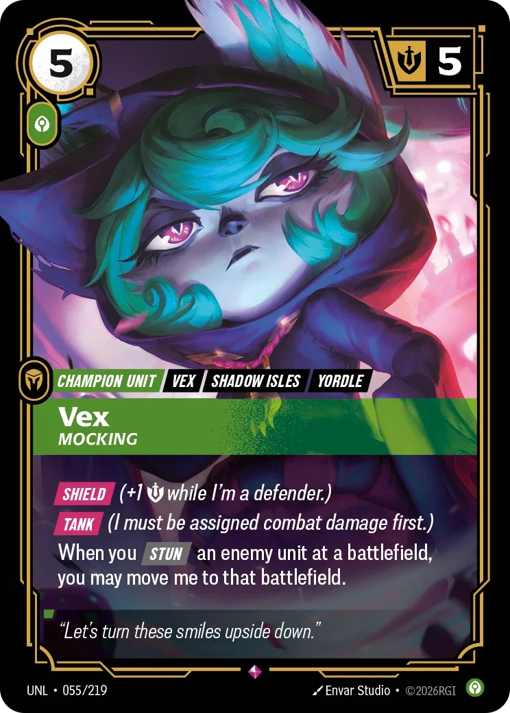 Vex - Mocking - 055/219 (UNL) Rare