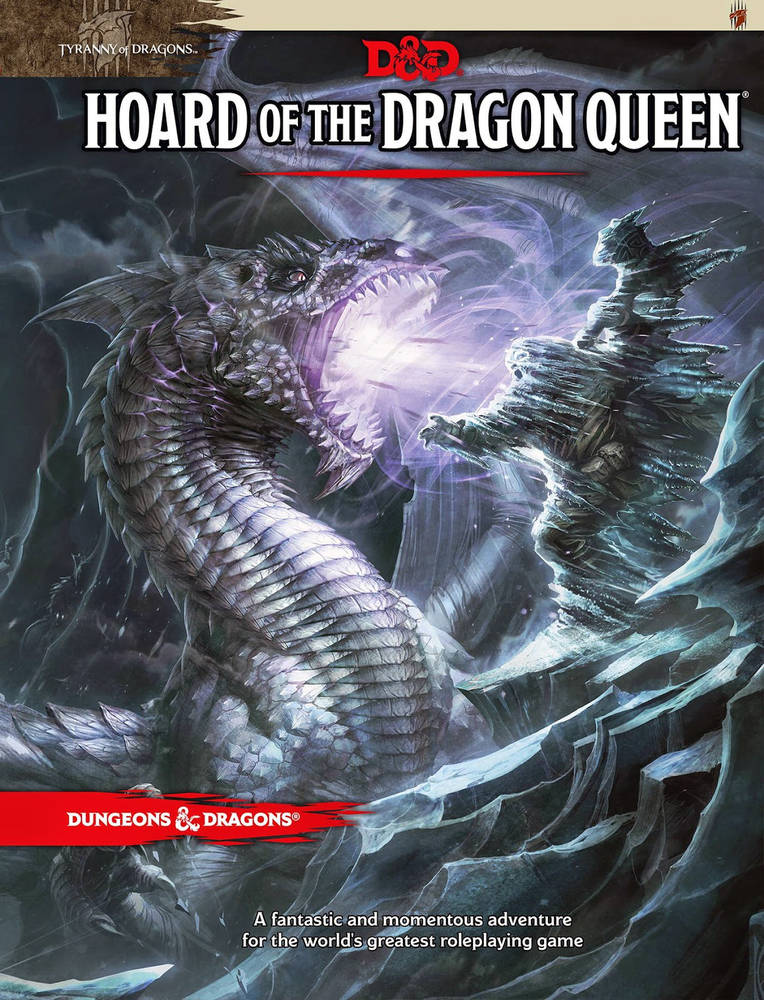 D&D 5E: Adventure 01 - Tyranny of Dragons: Hoard of the Dragon Queen - for levels 1-10 (USED)