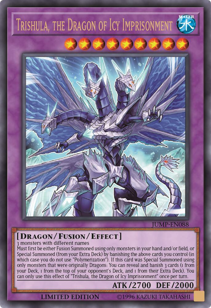 Trishula, The Dragon of Icy Imprisonment (JUMP-EN088) Ultra Rare