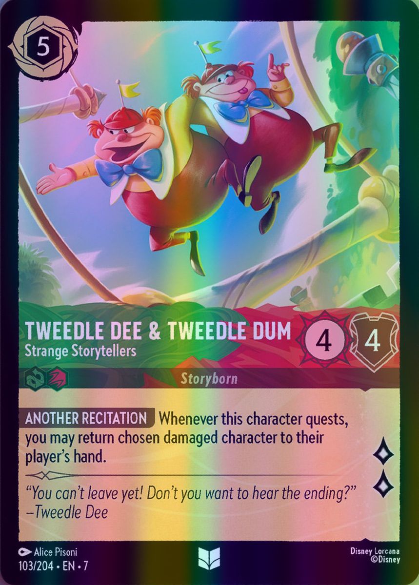 Tweedledee & Tweedledum - Strange Storytellers (Archazia's Island - 103/204) Uncommon
