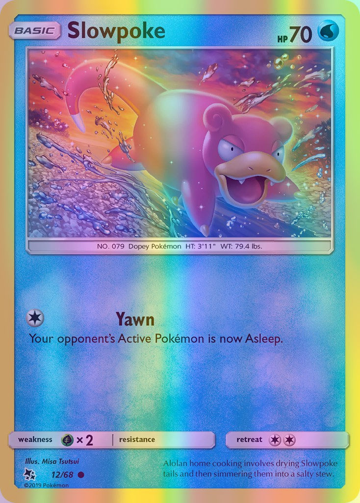 Slowpoke - 12/68 (HIF) Common - Near Mint Reverse Holofoil