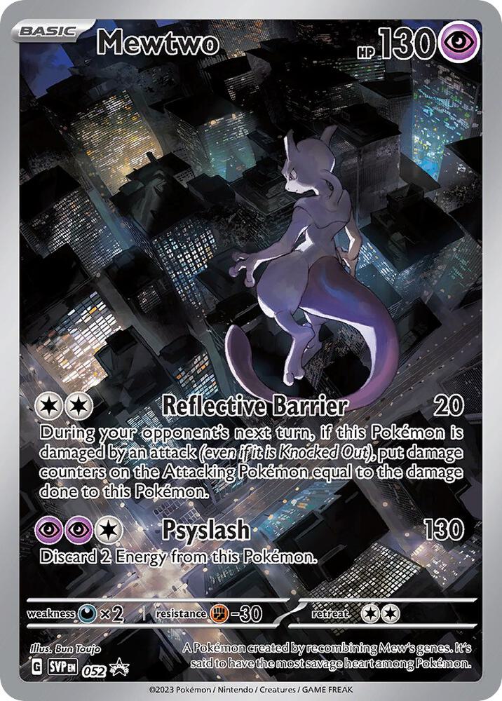 Mewtwo - 052 (SVP) Promo - Damaged Holofoil