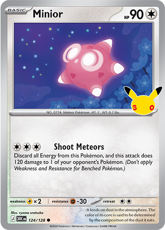 Minior - 124/128 (30C) Common