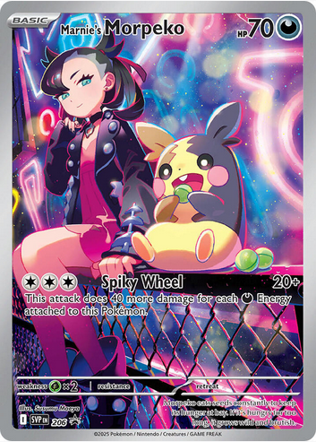 Marnie’s Morpeko - 206 (SVP) Promo - Near Mint Holofoil