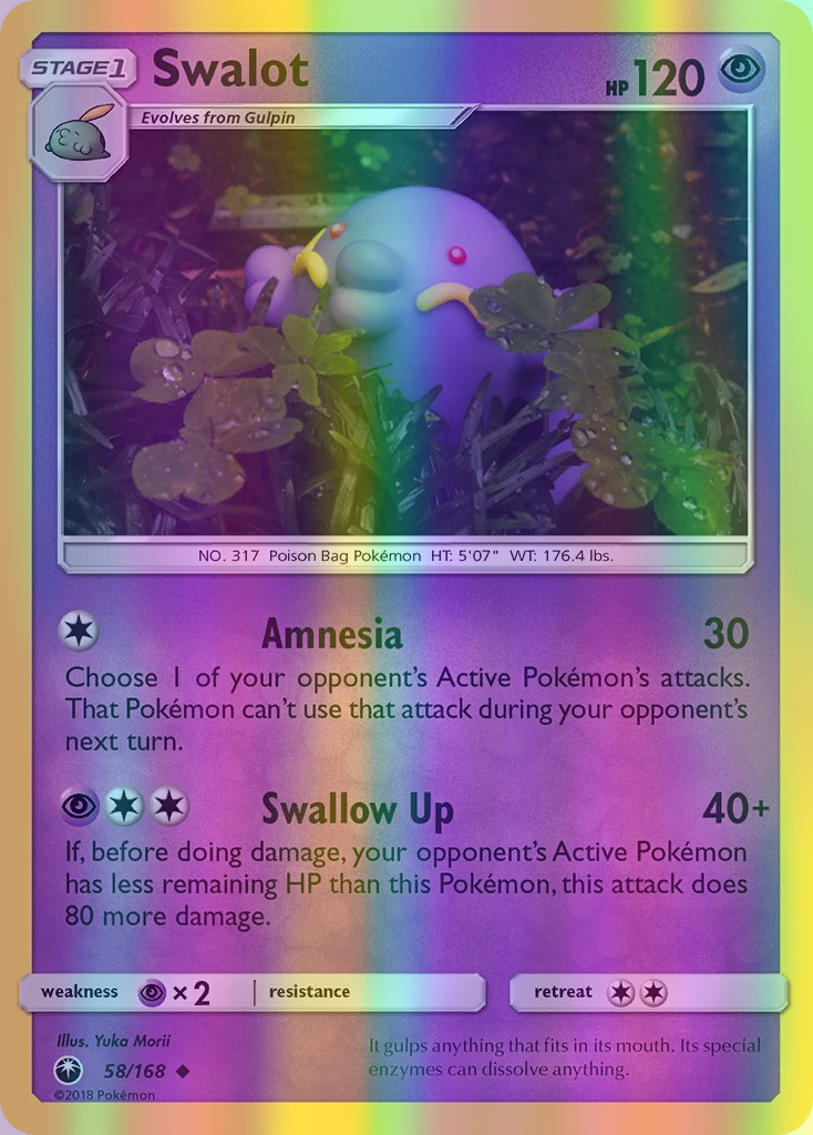 Swalot - 058/168 (CES) Uncommon - Near Mint Reverse Holofoil