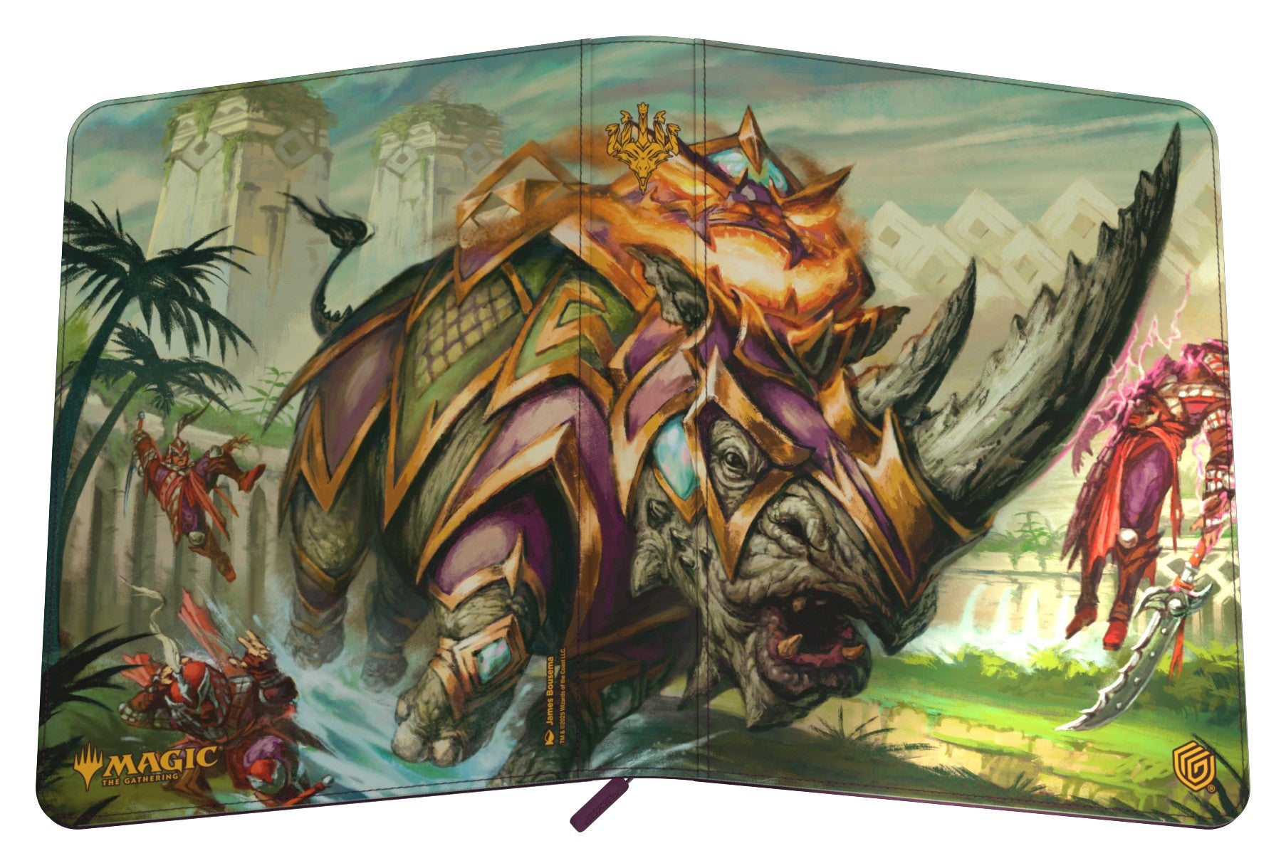 Ultimate Guard: Zipfolio 360 18-Pocket XenoSkin - MTG: Dragonstorm - Skirmish Rhino