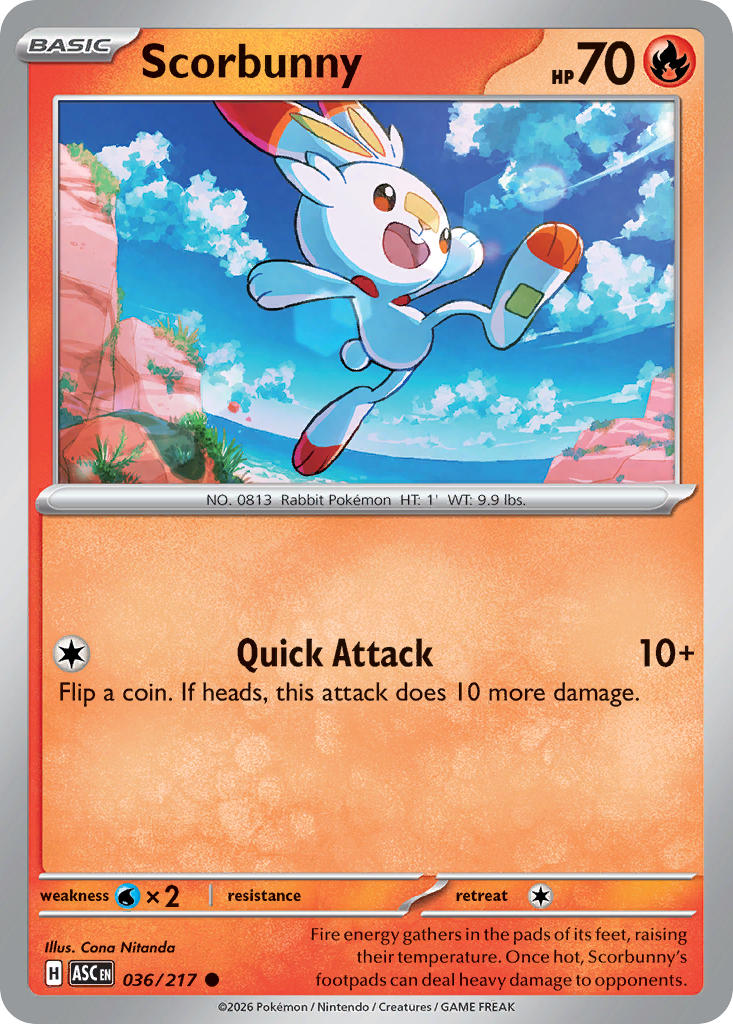 Scorbunny - 036/217 (ASC) Common
