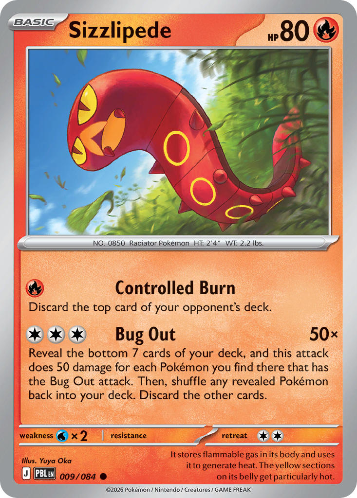Sizzlipede - 009/084 (PBL) Common