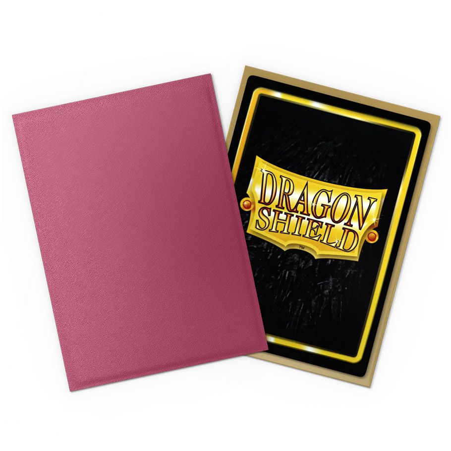 Dragon Shield: Standard - Dual Matte: Pomegranate & Gold 100 Count