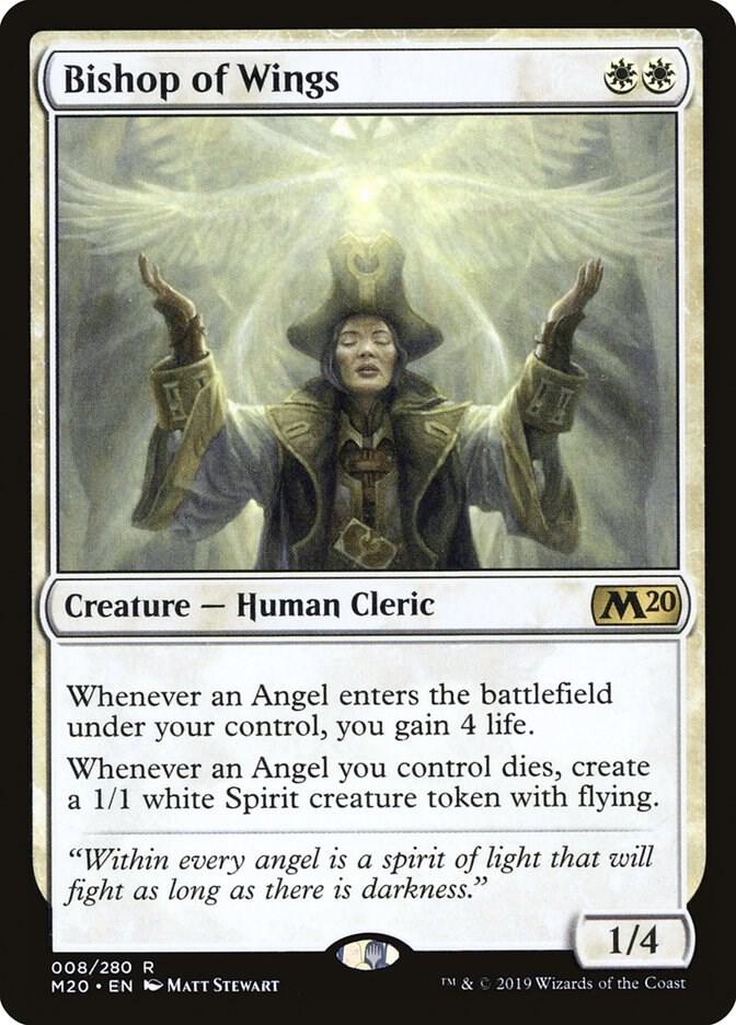 Bishop of Wings (M20-R) Light Play