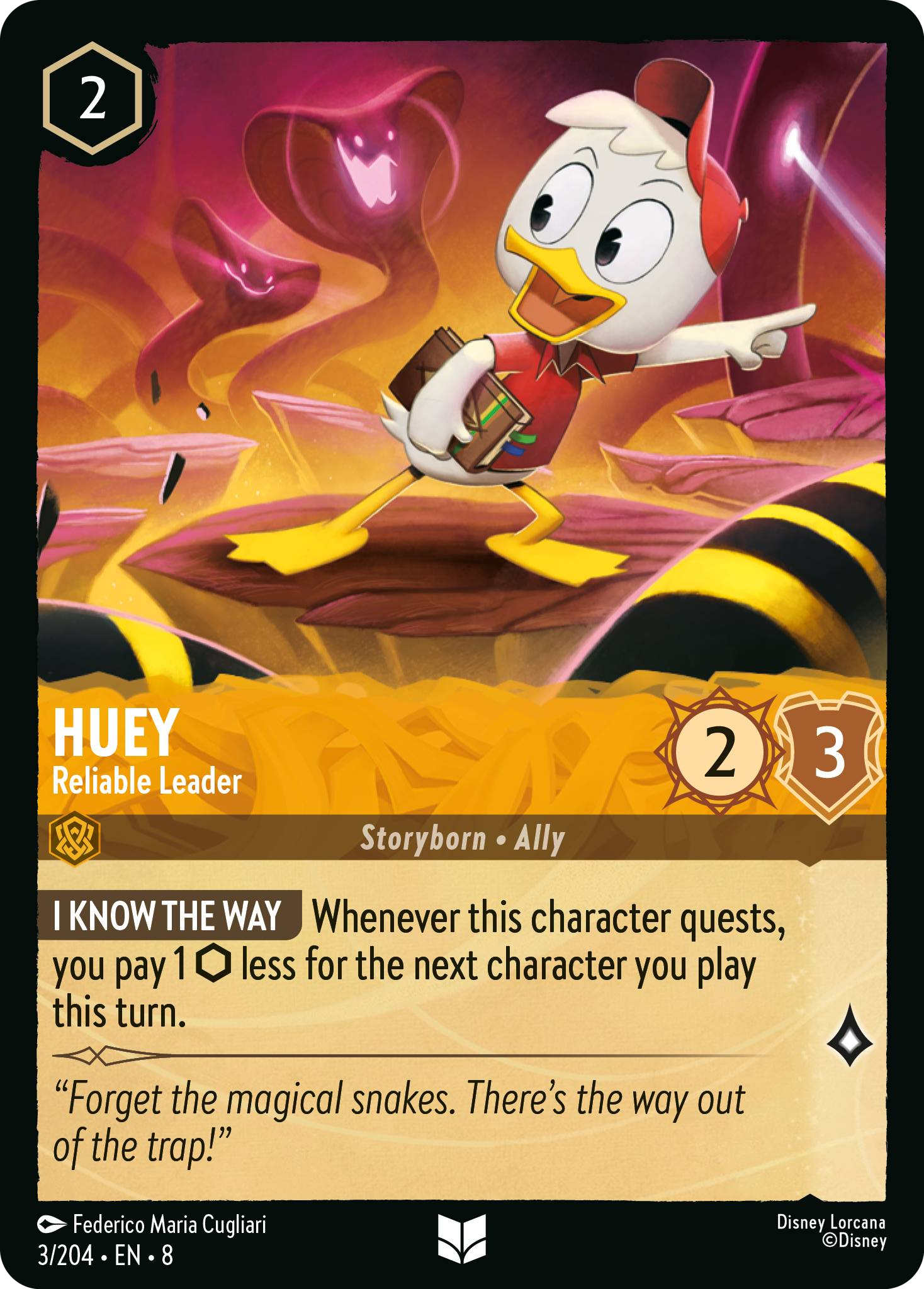 Huey - Reliable Leader (Reign of Jafar - 003/204 ) Uncommon