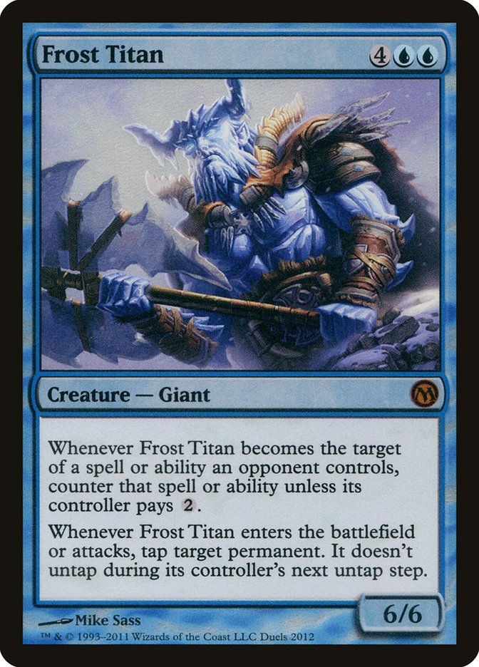 Frost Titan (MDI-M) (Duels of the Planeswalkers PC 2012) Heavy Play