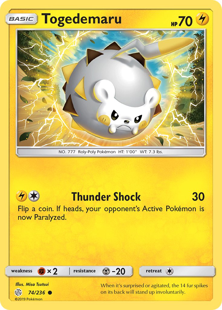 Togedemaru - 074/236 (CEC) Common - Near Mint
