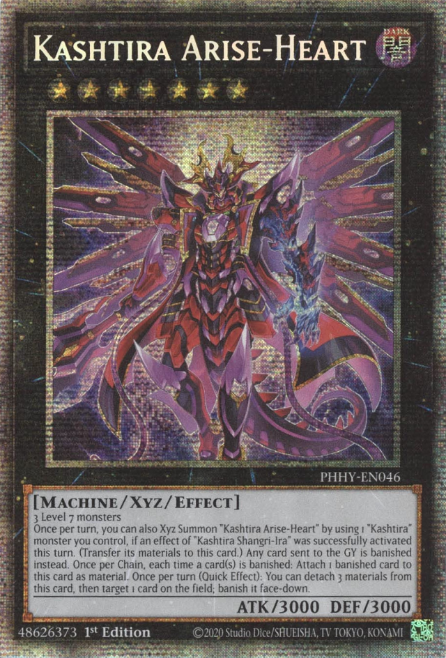 Kashtira Arise-Heart (PHHY-EN046) Secret Rare - Near Mint 1st Edition Kashtira Arise-Heart (PHHY-EN046) Secret Rare - Near Mint 1st Edition