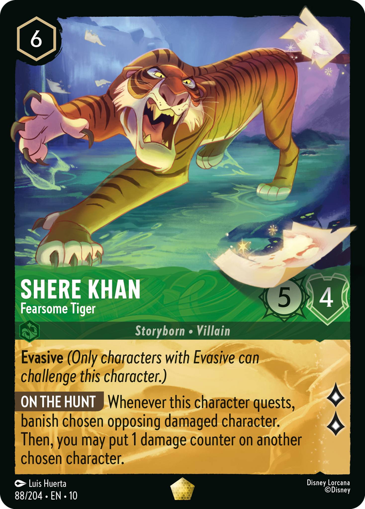 Shere Khan - Fearsome Tiger (088/204 - Whispers in the Well) Legendary