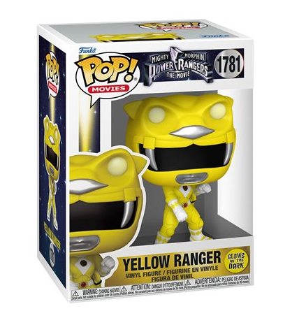 POP Figure: Power Rangers 1995 Movie #1781 - Yellow Ranger (Glow)