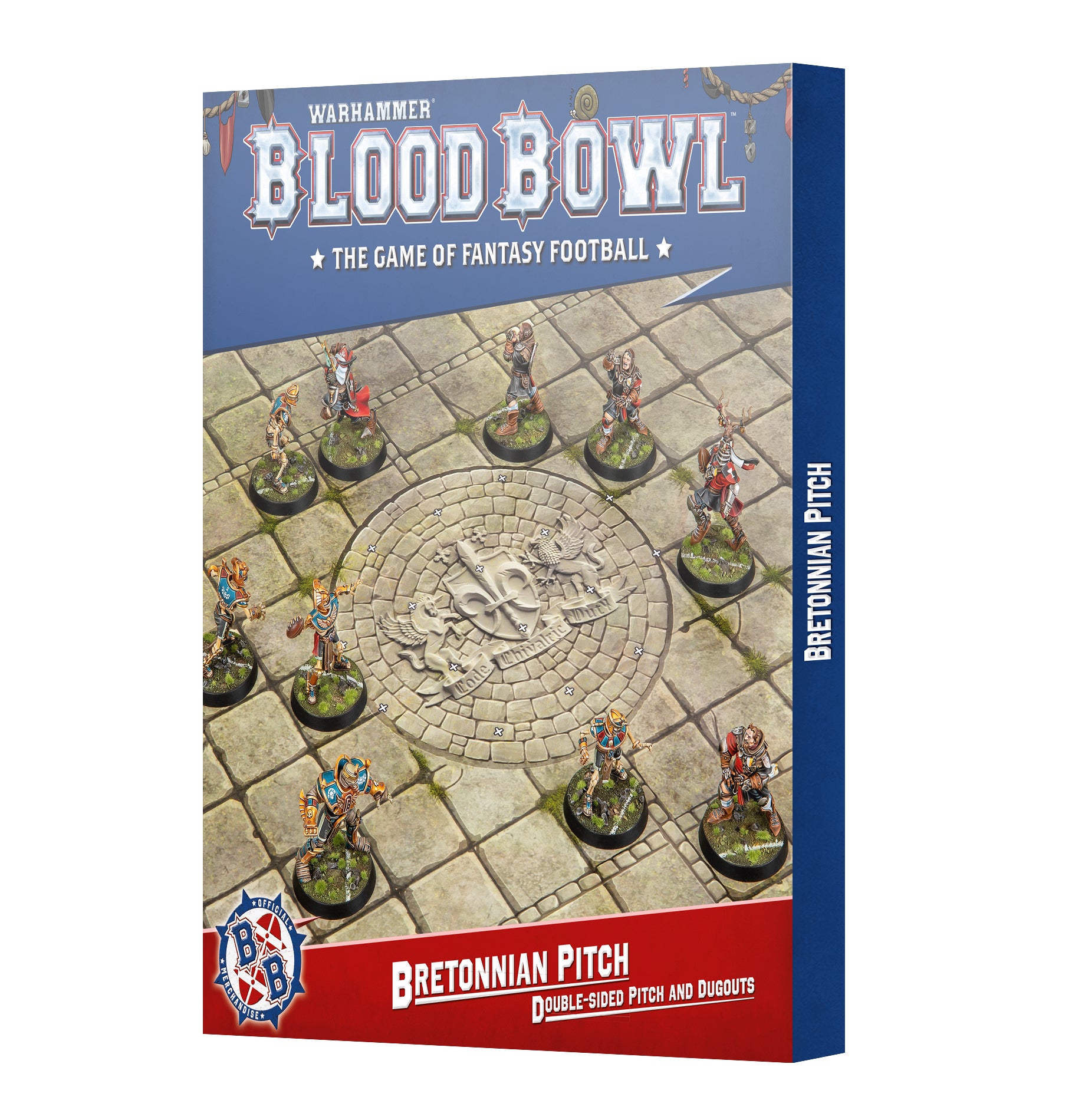 Blood Bowl: Third Season Edition - Pitch and Dugout Set: Bretonnia