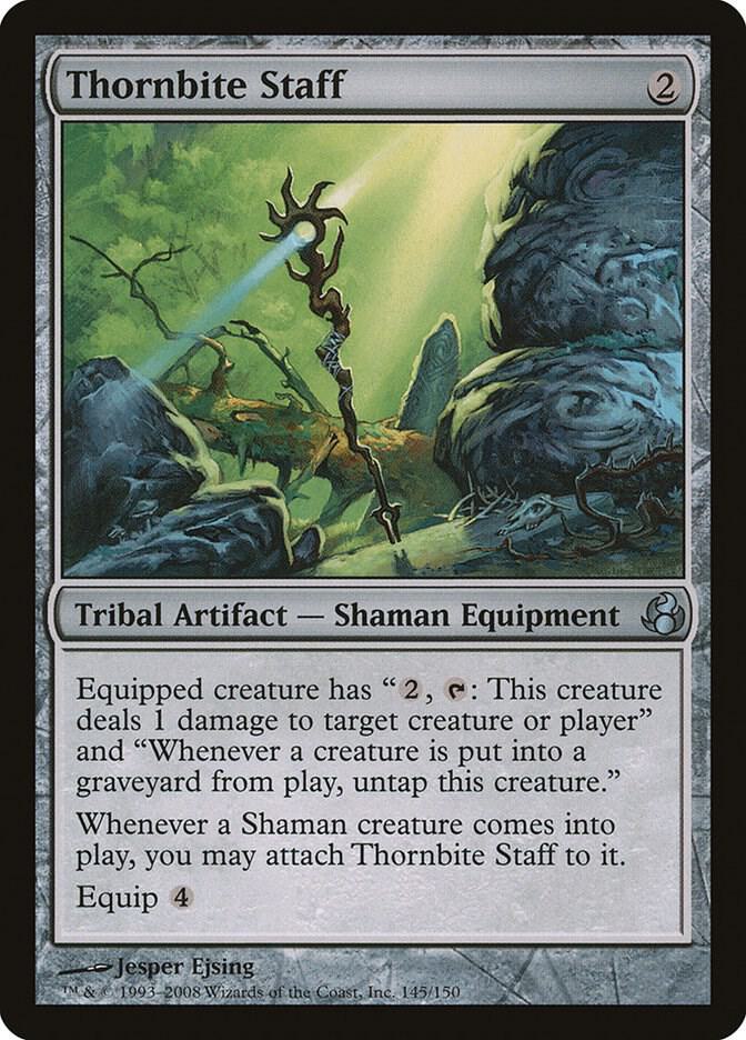 Thornbite Staff (MOR-U-FOIL) Light Play
