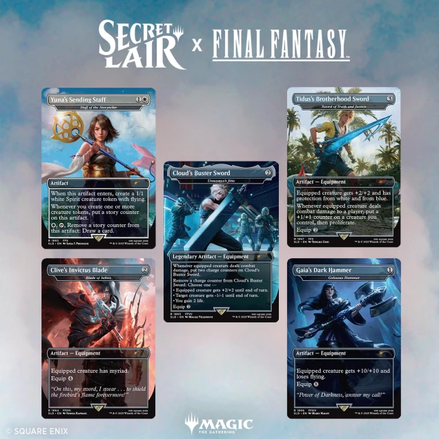 MTG: Secret Lair x FINAL FANTASY: Weapons