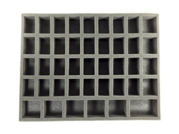 Battle Foam: Gen 32mm - 36 Medium, 6 Large Troop Foam Tray (1.5")