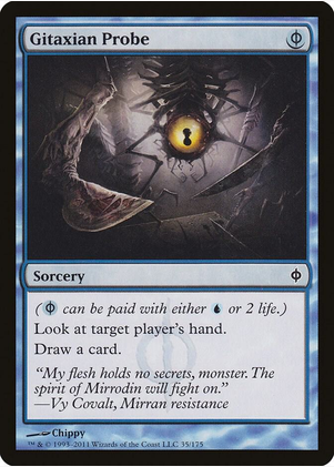 Gitaxian Probe (NPH-C-FOIL) Light Play