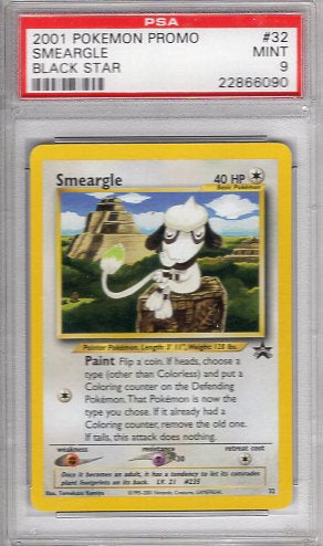 Smeargle - 32/53 (WoTC Promo) Promo - Near Mint (Graded - PSA 9)