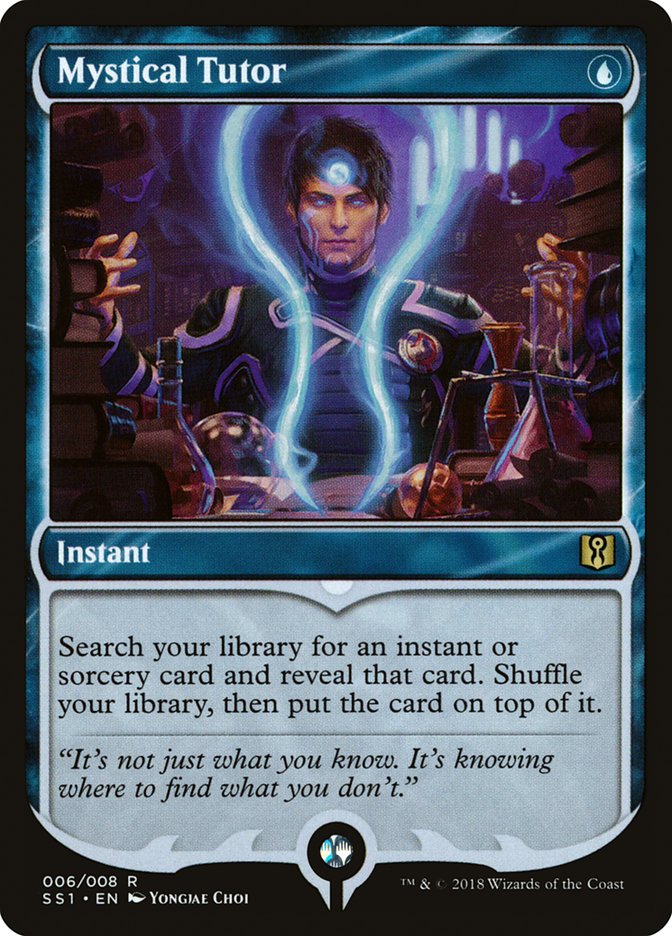 Mystical Tutor (SS1-R) Heavy Play