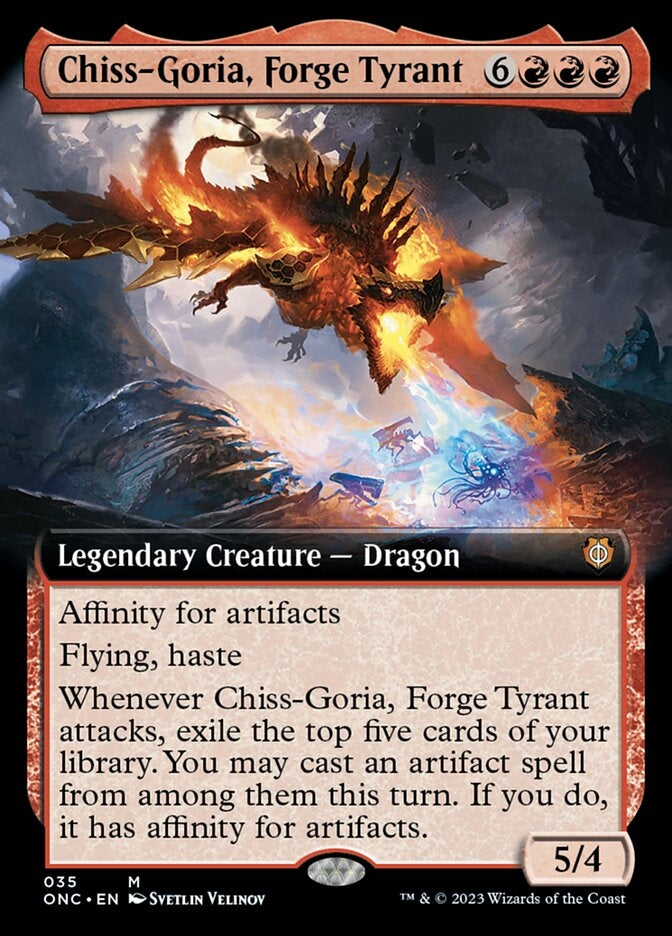 mtg forge card art Purphoros, God of the The fonts open sourced and or properly commercially licensed Chiss-Goria, Forge Tyrant [#035 Extended