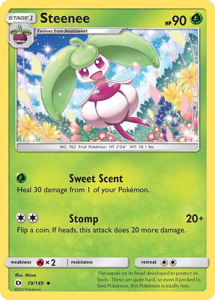 Steenee - 019/149 (SM01) Uncommon - Near Mint